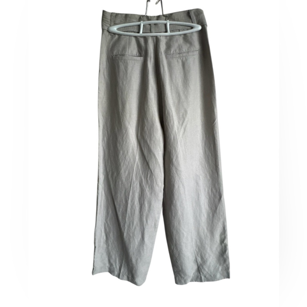 WILFRED Women’s Cropped High Rise Wide Leg Linen Trousers - Picture 5 of 7